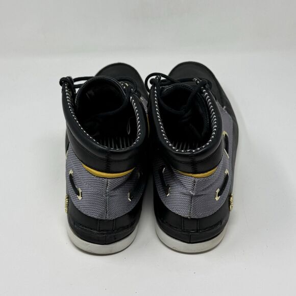 Timberland Newmarket Chukka Boots Mens 12 Black Leather Lace Up Preppy Casual main image 8